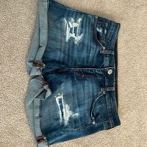 American Eagle super stretch midi jean shorts